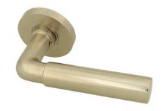 Single door handle "Frankfurter" satin nickel