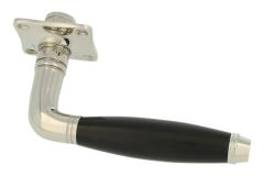 Single door handle nickel ebony (1929)
