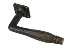 Single door handle with rosette antique brass (1928)