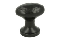 Knob cast iron black powder coated 35x28mm H39mm