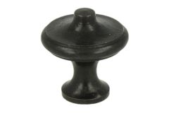 Knob cast iron black medium Ø 29mm H30mm