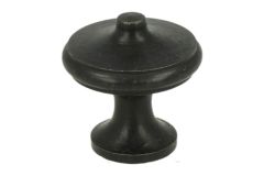 Knob cast iron black big Ø 33mm H34mm