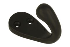 Coat hook cast iron powder coated