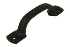 Pull handle 120mm cast iron black powder coated