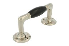 Pull handle 140mm nickel bakelite