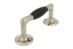 Pull handle 140mm nickel ebony