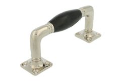 Pull handle 130mm nickel bakelite