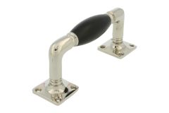Pull handle 130mm nickel ebony