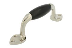 Pull handle 145mm nickel bakelite