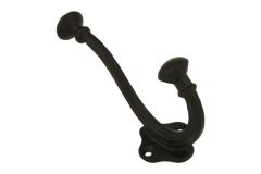 Heavy cast iron coat hook