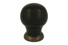 Cabinet knob bakelite with antique brass 39mm H48mm
