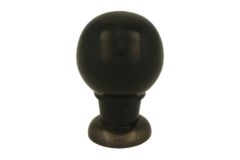 Cabinet knob bakelite with antique brass 25mm H39mm
