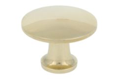 Knob polished brass small Ø 23mm H16mm