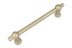 Kitchen handle "Chemin de fer" satin nickel 128mm