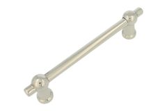 Kitchen handle "Chemin de fer" nickel 128mm
