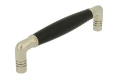 Kitchen handle 1920's nickel 128mm Center-To-Center