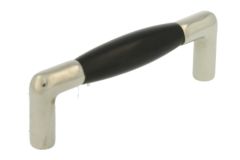 Kitchen handle 1930's nickel ebony