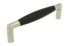 Kitchen handle nickel ebony