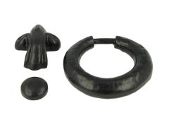 Door knocker cast iron black powder coated