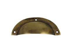 Cup handle antique brass 100x40mm casted 70 gram