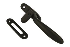 Window fastener "Dudok" black cast iron left