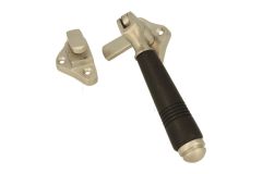 Window fastener (1908) satin nickel ebony Left