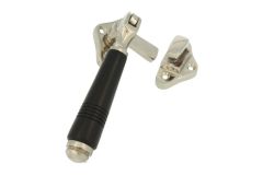 Window fastener (1908) nickel ebony Right