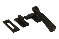 Window fastener black cast iron 120x45mm reversible