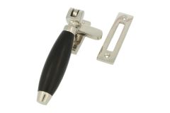 Window fastener reversible nickel ebony (1932)
