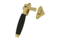 Window fastener (1929) polished brass ebony Right