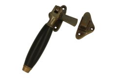Window fastener (1929) antique brass ebony Right
