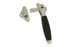 Window fastener (1929) nickel ebony Left