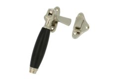 Window fastener (1929) nickel ebony Right