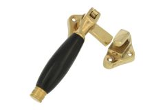 Window fastener polished brass bakelite Right(1926)