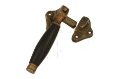Window fastener antique brass ebony Right (1926)