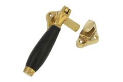 Window fastener polished brass bakelite Right(1936)