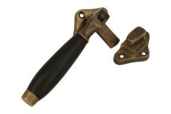 Window fastener antique brass bakelite Right (1936)