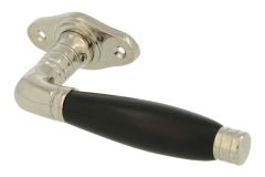 Window handle with rosette nickel ebony (1926)