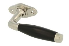 Window handle with rosette nickel ebony (1932)