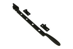 Window stay "Dudok" cast iron black powder coated