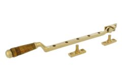 Window stay polished brass horn (1908)