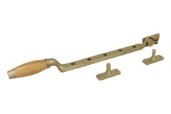 Window stay satin nickel beech (1930)