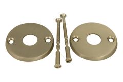 Round Door Knob Rosette (2-Pack) satin nickel for TM-400 mn*