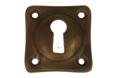 Key escutcheon antique brass. Price per piece