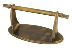 Toilet paper holder antique brass