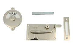 Frei-Besetzt door lock for toilet nickel 92×52mm