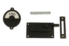 Frei-Besetzt door lock for toilet 92×52mm black