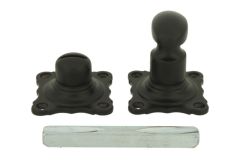 Turn and release spindle (1890) brass black powder coated