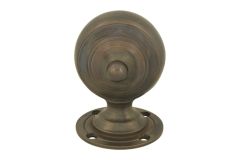 Handrail bracket end piece antique brass, Øhandrail 40mm