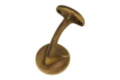 Handrail bracket antique brass, for round handrail